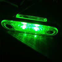 Feux latéraux de voiture LED 12V 24V, couleur blanche, feux de remorque, feux latéraux LED pour camions