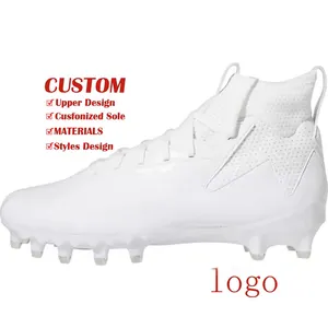 Custom Professional Sports Outdoors Training Soft Ground Youth Rugby Boots American Football Cleats For Men