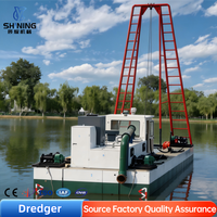 Draga de succión a chorro de alta resistencia con motor diésel de 3250m³/h, bomba y motor, 18m de profundidad, marca SHINING, equipo de minería