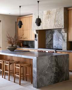 Armoire de cuisine classique américaine en laque blanche, en bois massif, contreplaqué, menuiserie, panier à épices, armoire de cuisine mate pour villa - Product Image 3