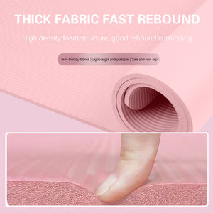 Tappetini da Pilates Reformer con Logo personalizzato LADYGLOW eco-friendly tappetino da <span class=keywords><strong>Yoga</strong></span> portatile da 10Mm antiscivolo Nbr - Product Image 5