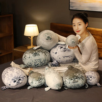 EN STOCK Peluche douce et mignonne en forme de phoque, coussin de sommeil, oreiller décoratif, jouet en peluche phoque