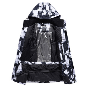 Tuta da sci impermeabile per uomo invernale antivento giacca da sci calda spessa e pantaloni da neve Set <span class=keywords><strong>abbigliamento</strong></span> da snowboard maschile all'aperto - Product Image 3