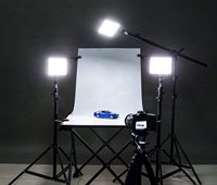 VILTROX Lampu Video LED L116T CRI95 + 3300K-5600K Super Ramping Dapat Diredupkan dengan Kontrol LCD
