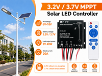 Contrôleur intelligent d'égalisation de tension MPPT 40W pour batterie solaire au lithium fer phosphate 3.2-3.7V 6-18V PV avec protection 0V au démarrage