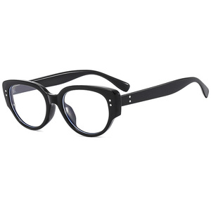 Monturas de gafas Cat Eye de aro completo para mujer, anti luz azul, diseño ligero y sólido 2024 - Product Image 5
