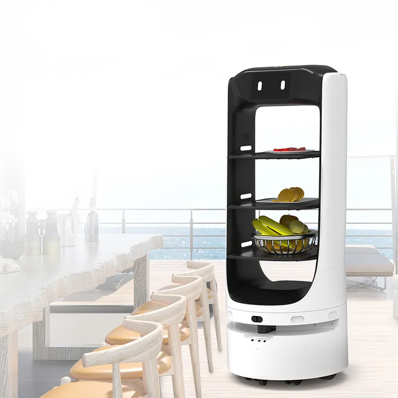 Künstliche Intelligenz Autonomen Navigation Service Roboter ist Verwendet für Hotel, Restaurant, Bar Service Roboter Kellner