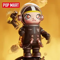 POP MART MEGA COLLECTION 100% SPACE MOLLY SERIES Оригинальная коллекционная фигурка-сюрприз в закрытой упаковке, игрушка-кукла, милая аниме-фигурка для рабочего стола