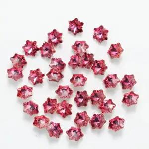 5 X5 MM 1000 Stück/Tasche Neuankömmling K9 Schmetterlings form Kristallglas Nagel Strass für die Schmuck herstellung