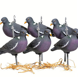 หุ่นล่อพิราบล่าเหยื่อแบบใหม่ สมจริง น้ำหนักเบา ทำจาก EVA สำหรับตกแต่งสวน - Product Image 4