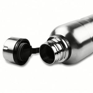 Botella de Agua Deportiva de Acero Inoxidable de 500 ml, Termo de Doble Pared para Niños, Asa de Silicona, Aislamiento Térmico de 12-24 Horas, Portátil - Product Image 4