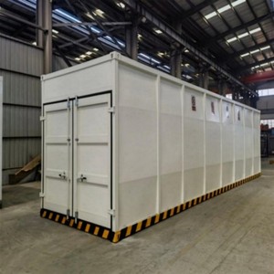 Réservoir de stockage de carburant diesel en acier inoxydable avec pompe à carburant, station de ravitaillement mobile portable pour les sites miniers et de construction 220V/380V - Product Image 4