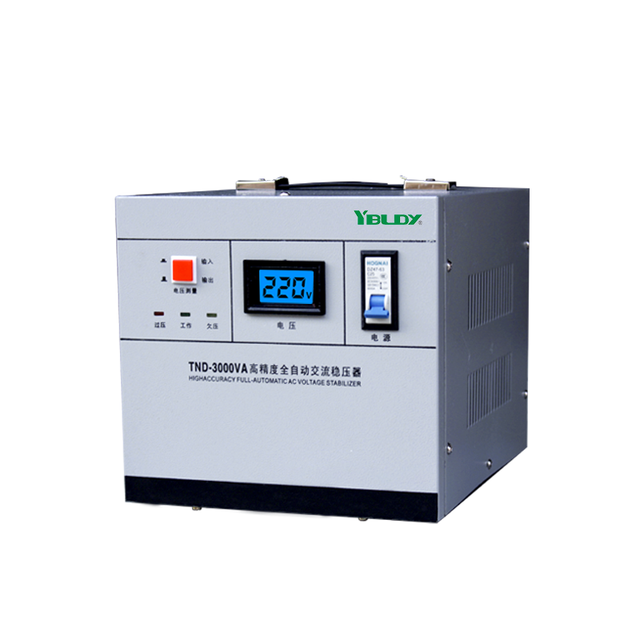 Intelligent Home Automatic Voltage Stabilizer 5Kva 3Kva Single Phase 220V Power AVR Voltage Regulator LCD Display SVC Usage