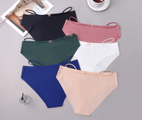 Tangas de Nylon Sin Costuras al por Mayor Personalizadas para Mujer, Forro de Seda Helada, Transpirables, de Secado Rápido, de Talle Bajo, Fabricación ODM OEM