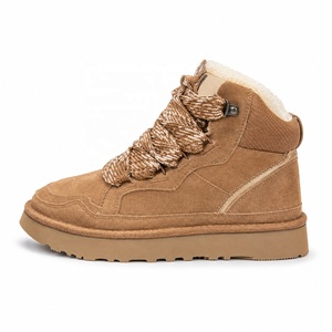 Chaussons d'hiver chauds en fourrure personnalisés 2026 en gros avec logo, chaussures Tasman, bottes Lowmel Ugges pour femmes - Product Image 6