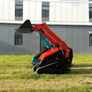 Linyi pelacak setir selip perayap kecil Tiongkok V1000 pemuat Jalur <span class=keywords><strong>Mini</strong></span> selip Diesel kompak - Product Image 3