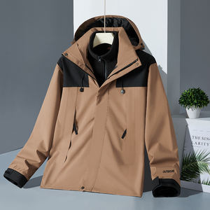 男女山地防水夹克户外防风连帽夹克情侣跑步徒步雨衣 - Product Image 4