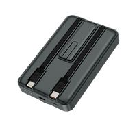 Batterie externe magnétique sans fil 2-en-1 18W 10000mAh à charge rapide avec support et batterie au lithium 18650 pour téléphones, montres et écouteurs