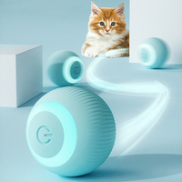 Jouets électriques à billes pour chats Jouets à billes roulantes automatiques Entraînement interactif pour chats Jouet auto-mobile pour animaux de compagnie en intérieur Fournitures pour animaux de compagnie