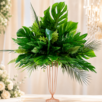 Fleurs artificielles en soie YM populaires, plantes vertes, centre de table de mariage, boule de fleurs de luxe pour la décoration de fête de mariage