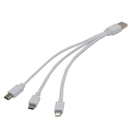 Cable Adaptador Universal de Alta Calidad para Estéreo de Auto, RCA, Audio, USB, Doble Canal