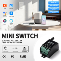Interruptor Inteligente WiFi + RF Tuya para Hogar, DC 12V 10A |   Interruptor de Control Remoto Inalámbrico para Iluminación de Dormitorio |   Control de Iluminación Interior