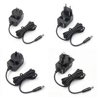 Adaptateur secteur mural à verrouillage rotatif 12V 24V 6W Classe 2 Lames interchangeables Alimentation AC DC pour caméra IP OEM