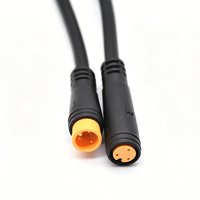 Kabel Harness Konektor Tahan Air Berkode Warna M8 Buatan Pabrik Khusus (2/3/4/5 Pin) untuk Sepeda Listrik, Skuter & Elektronik Luar Ruangan