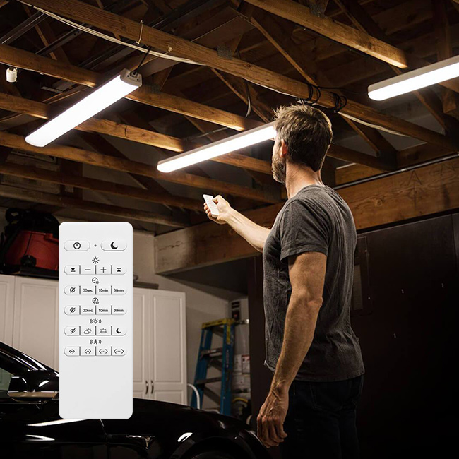 Пульт дистанционного управления с радаром и защитой от насекомых, Белый Водонепроницаемый И Linkable светодиодный светильник с паром 48 Вт, IP44