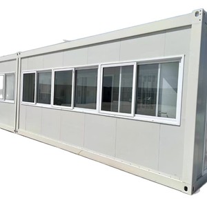 Casa Contenedor Oficina Rectangular de Espesor Estándar, Diseño Minimalista para Uso en Obras de Construcción - Product Image 1