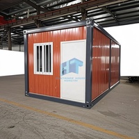 Maison en conteneur sur mesure de 2 chambres à coucher Maison préfabriquée mobile en conteneur plat Salle de bureau Maison en conteneur préfabriquée pour hôtels