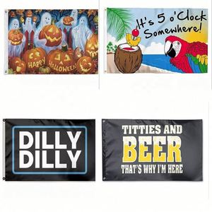 Meilleur magasin de drapeaux au monde, imprimez votre logo, bonne qualité, 150*90cm, 110gsm, drapeaux personnalisés en polyester tricoté de grande taille - Product Image 5