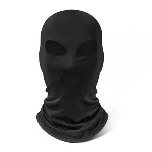 Masque facial Makino Fox à trois trous en soie glacée respirant pour le cyclisme en extérieur, masque de sport unisexe - Product Image 1