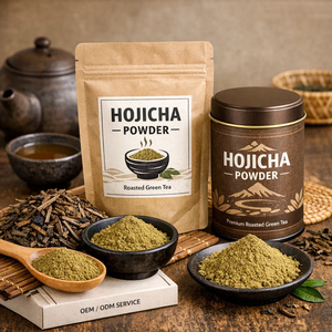 <span class=keywords><strong>Poudre</strong></span> de Hojicha Premium Green Source pour les applications alimentaires et les boissons, approvisionnement en vrac Hojicha - Product Image 3