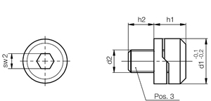 Disco de Sujeción de Ángulo Z0101 para Molde, Abrazadera de Acero para Herramientas 1.2516 para Deslizadores de Molde de Inyección - Product Image 3