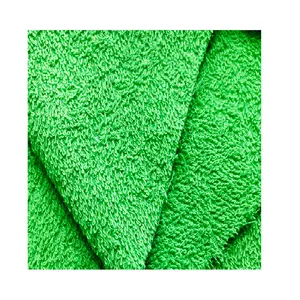 360Gsm Pile Fleece Knitted Soft Fabric 100%Cotton Loop Terry Fabric for Towel and Pajamas