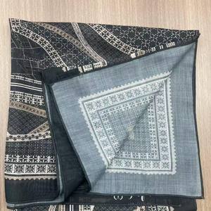 Accesorios étnicos personalizados Tudung Bawal algodón gasa impresa transpirable cuatro estaciones bufanda para mujeres musulmán Bandana logotipo personalizado - Product Image 3