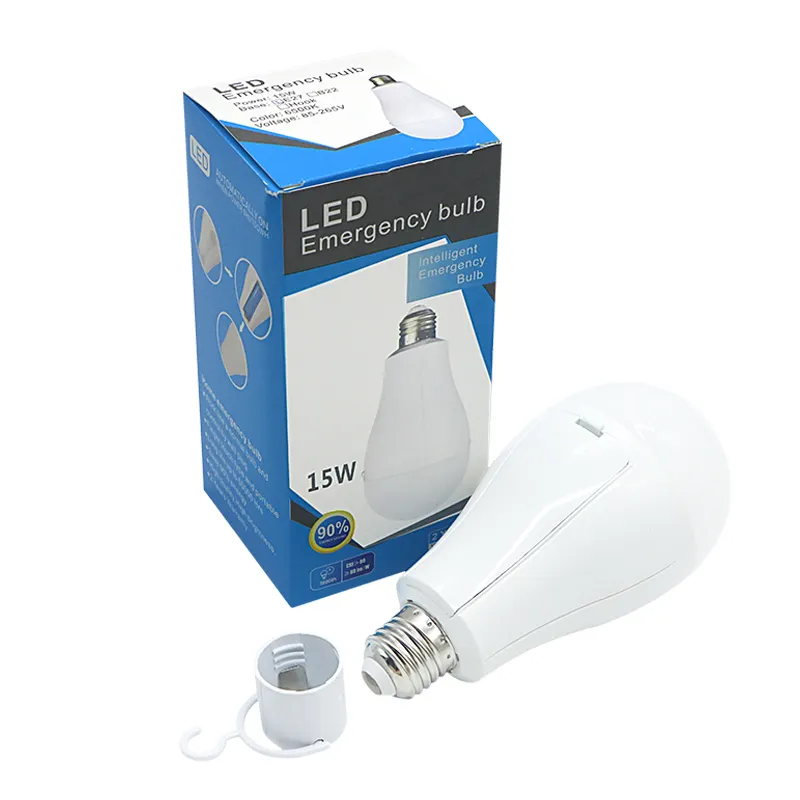 NEW 15W LED Emergency Light Bulb USB Rechargeable Battery Led Light E27 LED Lamp