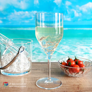 Custom Logo Plastic Whiskey Cocktail Champagne Drinking Glasses Restaurant Clear Goblet Red Wine Cup
