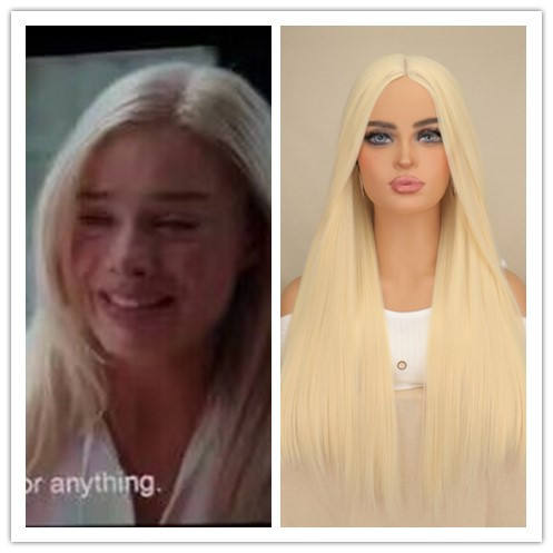 Coiffure cheveux mi-longs et lisses