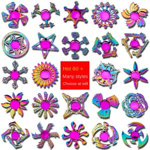 Nuovo Giroscopio da Dito in Lega Colorata, Giocattolo Antistress Popolare, Vendita all'Ingrosso, Gadget da Bancarella - Product Image 2