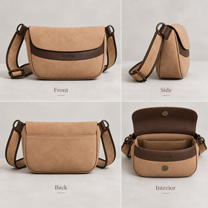 Factory Wholesale Custom LOGO Fashion Flap Messenger Bags PU Leather Waterproof Crossbody <b>Shoulder</b> Bag Business Waist Bag - Product Image 2