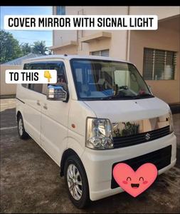 COUVERCLE DE MIROIR AVEC LUMIÈRE pour <span class=keywords><strong>SUZUKI</strong></span> EVERY WAGON <span class=keywords><strong>VAN</strong></span> DA64W <span class=keywords><strong>JAUNE</strong></span>/BLANC BLEU <span class=keywords><strong>JAUNE</strong></span> - Product Image 5