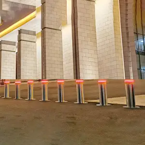 Poste de amarração retrátil automático anti-ram para poste de amarração hidráulico de segurança de entrada e saída