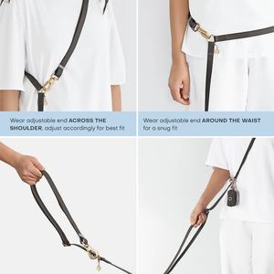 Guinzaglio per Cani Multifunzione 4 in 1 Impermeabile con Logo Personalizzato OEM, Regolabile e Indossabile a Tracolla - Product Image 3