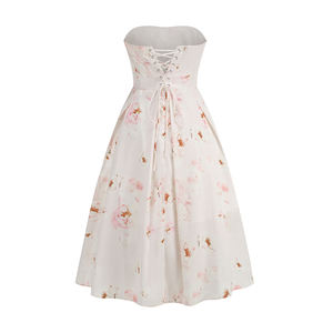 Nueva moda mujer sin mangas fuera del hombro espalda cremallera encaje niñas sólido Delgado lápiz Casual fiesta vestido de noche - Product Image 3