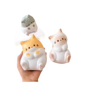 Increíblemente Lindo Juguete de Gato de Espuma PU de Rebote Lento para Aliviar el Estrés, Unisex, Regalo Perfecto para Días Ajetreados, para Mayores de 14 Años - Product Image 1