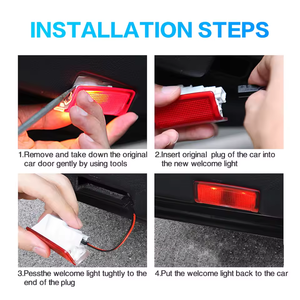 1 Pezzo Luce di Benvenuto LED per Auto con Proiettore Logo Laser per <span class=keywords><strong>Mercedes</strong></span> Benz Classe <span class=keywords><strong>E</strong></span> C W205 W212 ML <span class=keywords><strong>AMG</strong></span> W177 W247 W176 GLA GLC GLE - Product Image 5