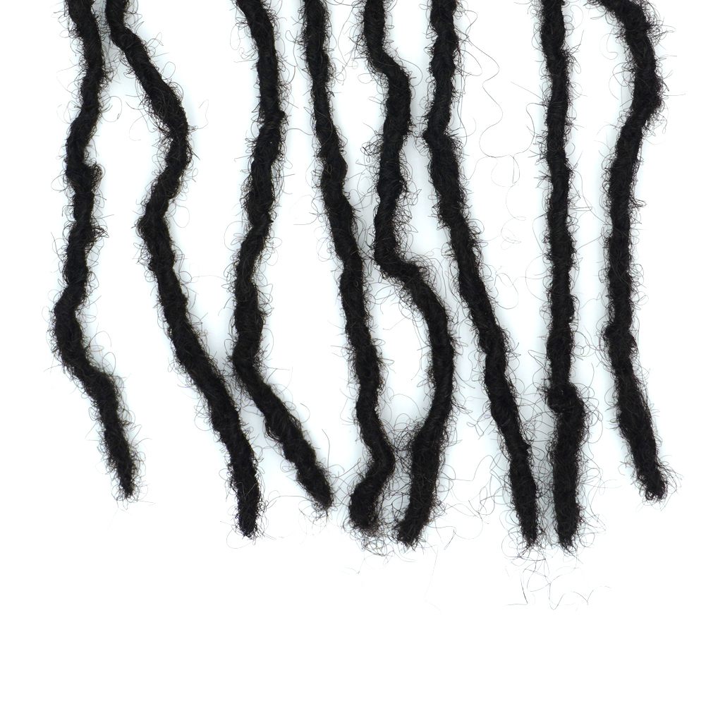 KAMA Wholesale 100% Brazilian Remy Human Hair Full Handmade Crochet Microlocs Sister Locs Extensions Interlocking Locs Detail Section 6