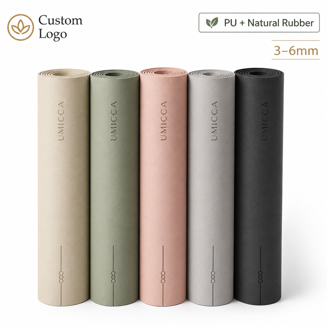 Custom Yoga Mat PU Natural Rubber Yoga Mat Private Label Yoga Mat Custom logo Yoga Mat Non slip Yoga Mat